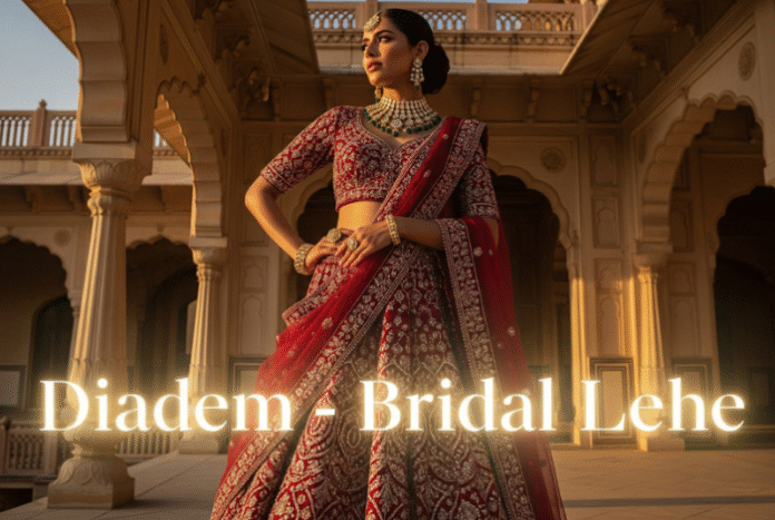 Diadem – Bridal Lehe Image Diadem – Bridal Lehe: Crafting Regal Bridal Looks with Contemporary Flair