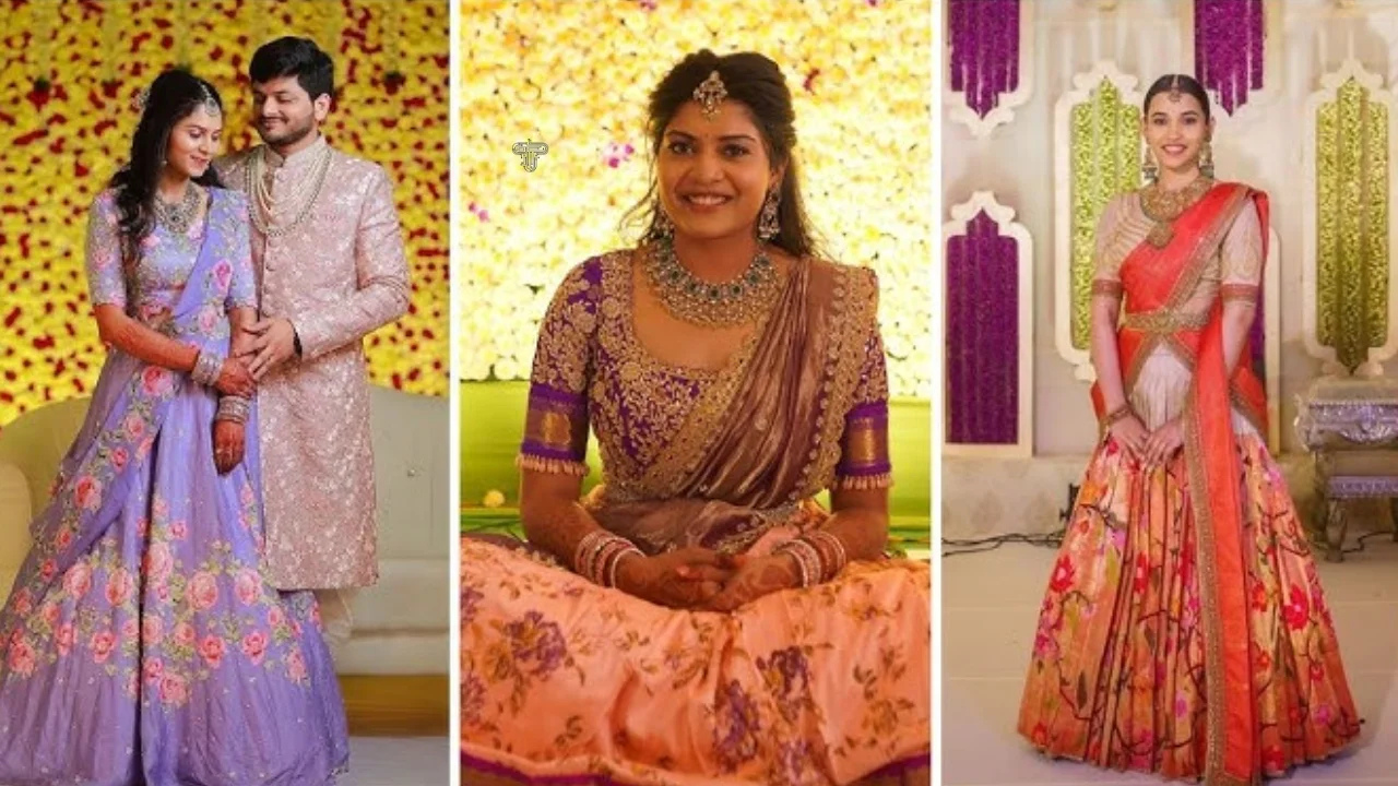 The Perfect Pair: Diadem Meets Bridal Lehe