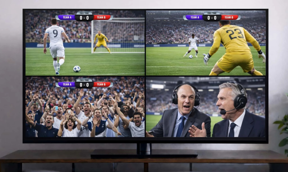 Watching Live to Connect Multiple Perspectives