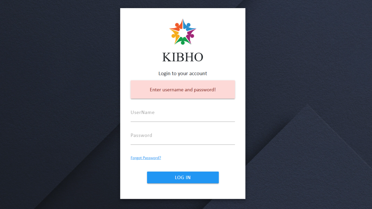 Log In to Kibho Image