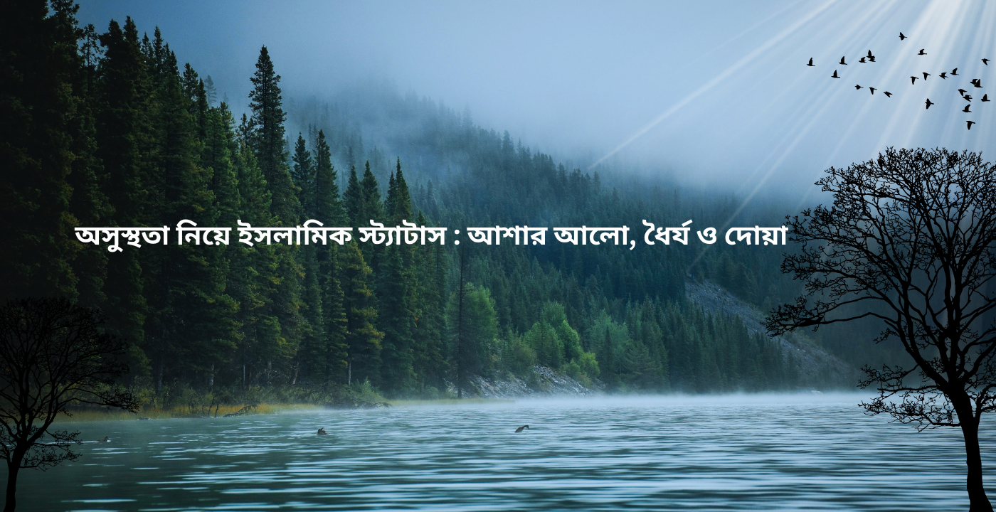 অসুস্থতা নিয়ে ইসলামিক স্ট্যাটাস : আশার আলো, ধৈর্য ও দোয়া